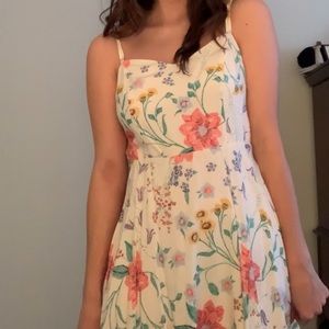 Floral spring dress